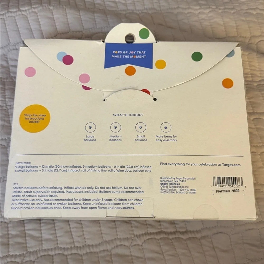 Spritz 27 Piece Balloon Arch NEW
